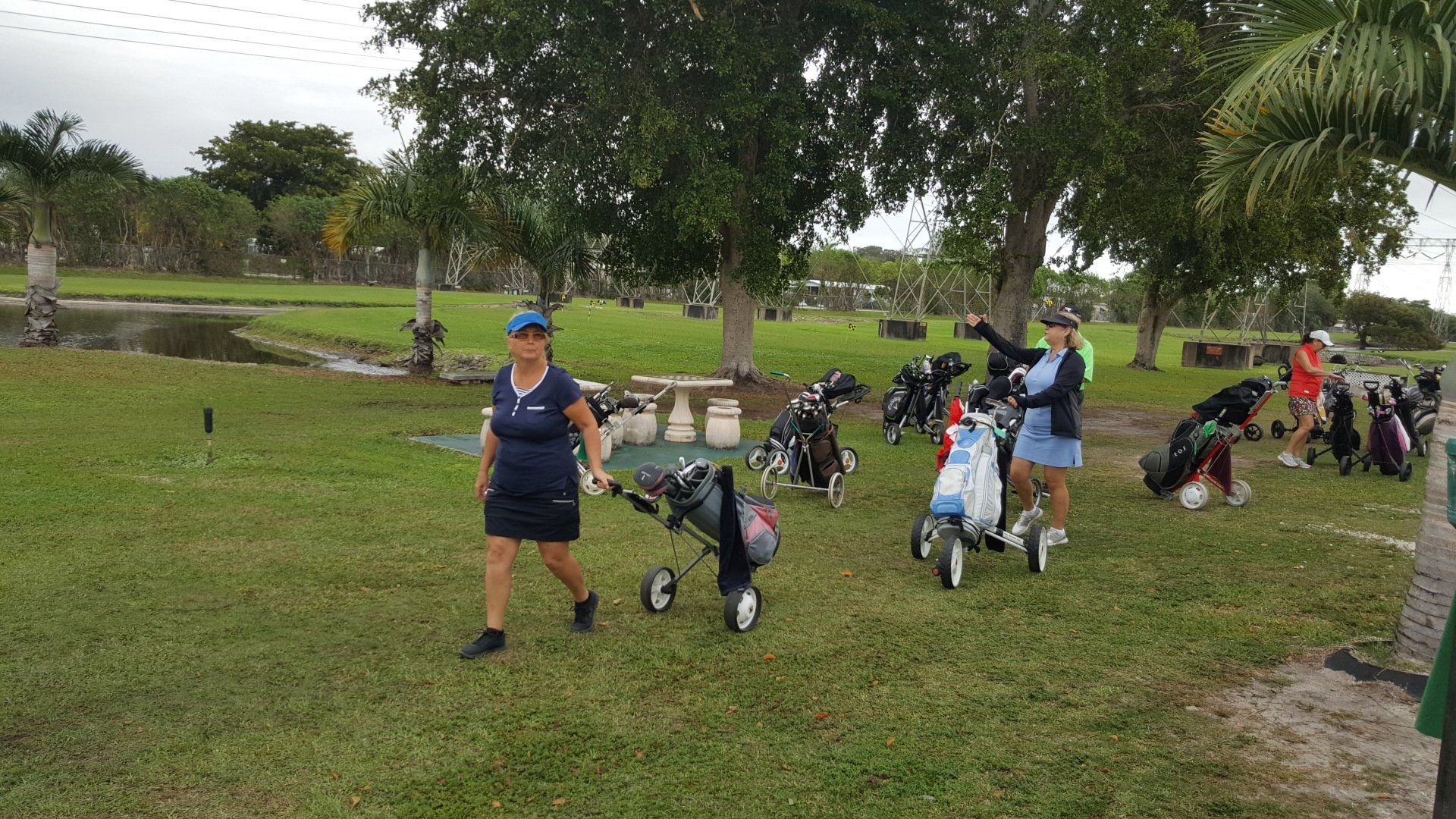 Neighbors golfing at The Estates