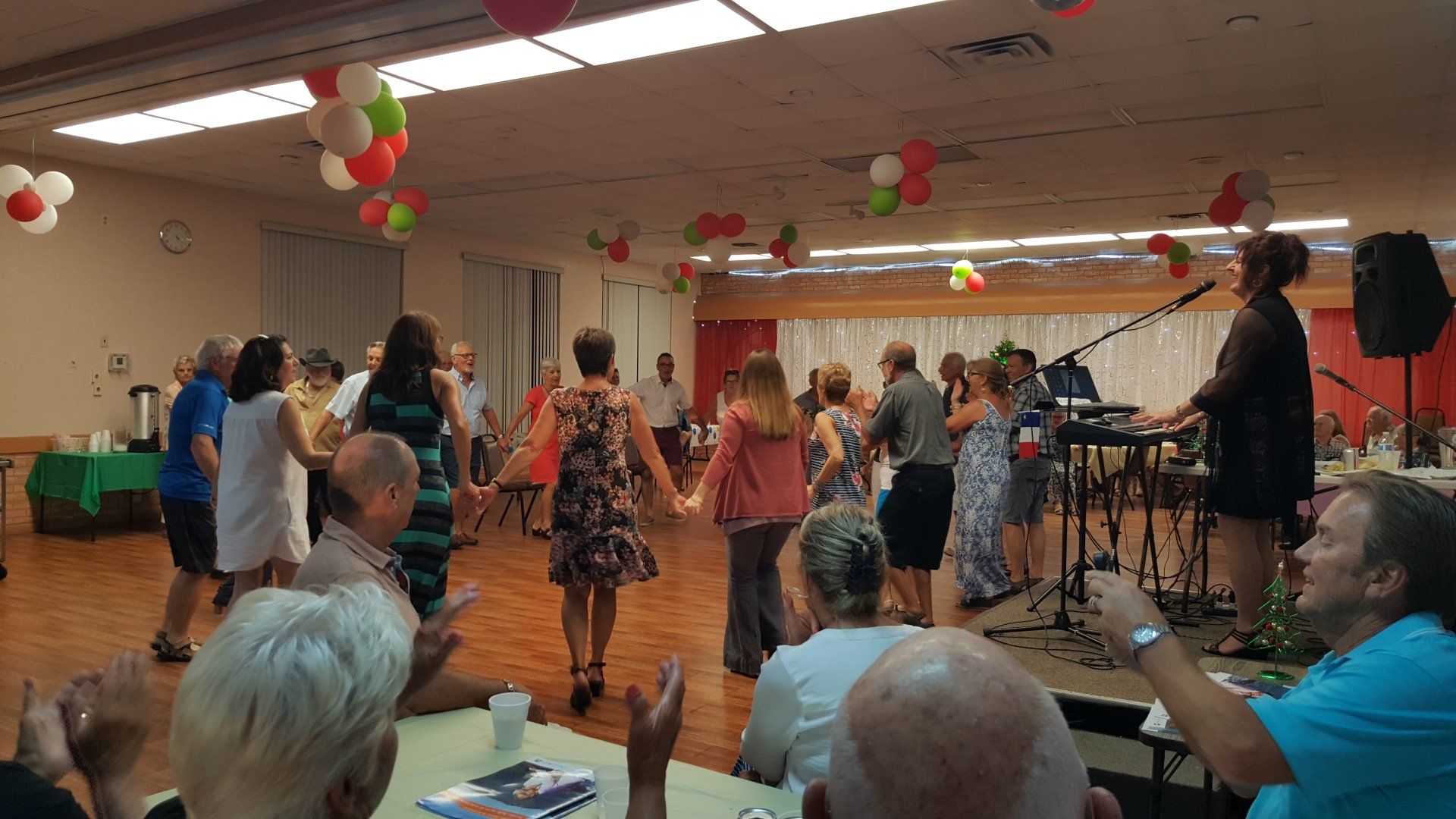 Social activities at the clubhouse