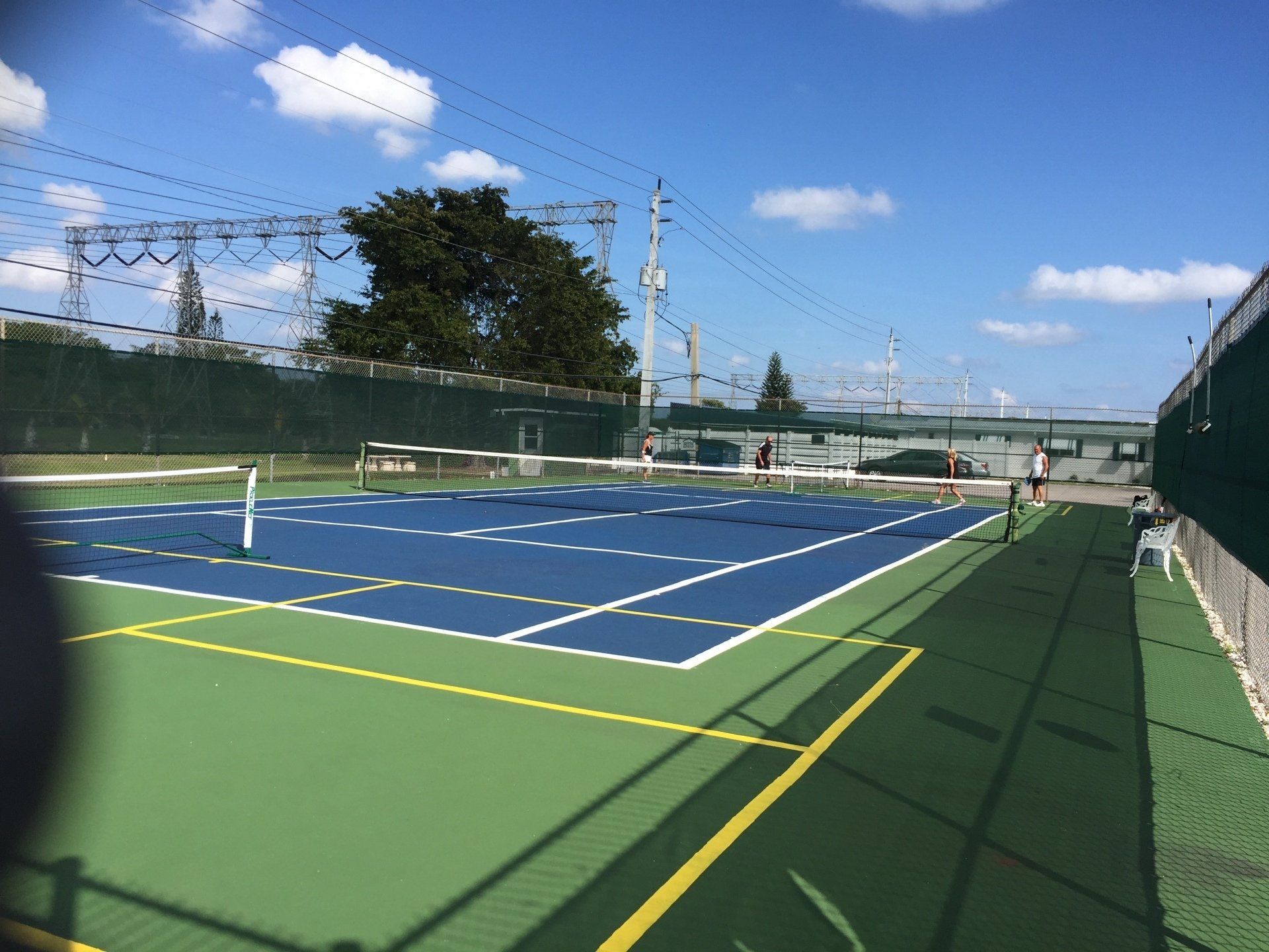 Tennis and pickleball courts
