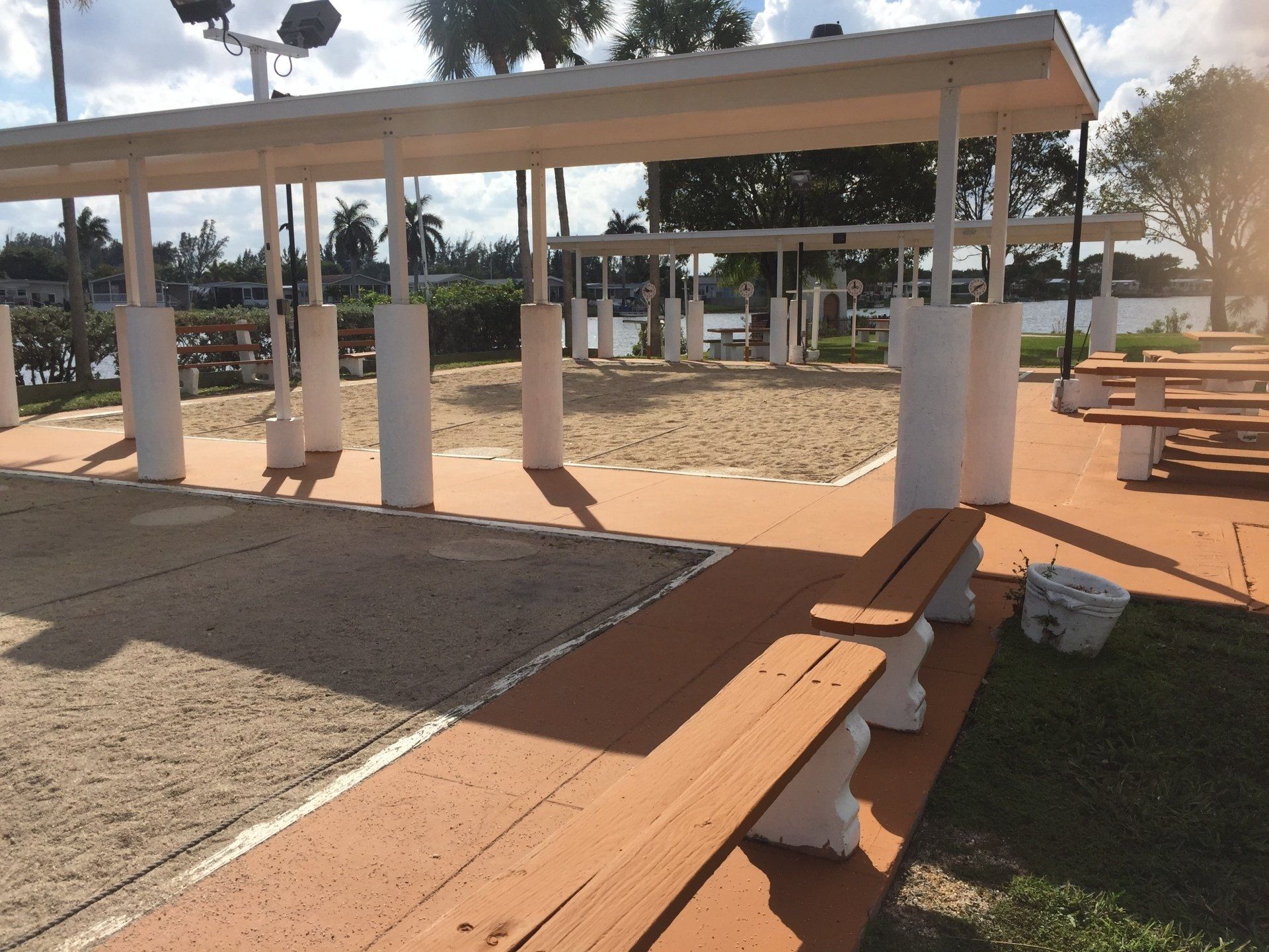 Outdoor gathering area